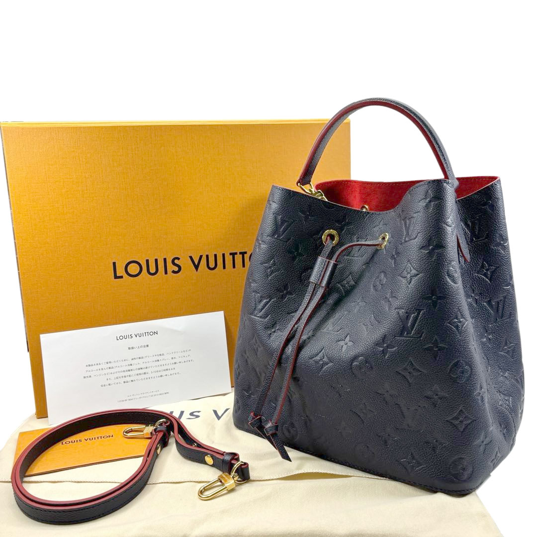 LOUIS VUITTON ルイヴィトン 2WAYバッグ ネオノエ モノグラムアンプラント マリーヌルージュ M45306 RFID(ICチップ)確認済み