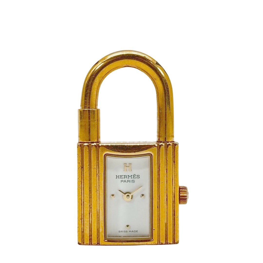 HERMES エルメス ケリーウォッチ 腕時計 GP リザード クオーツ