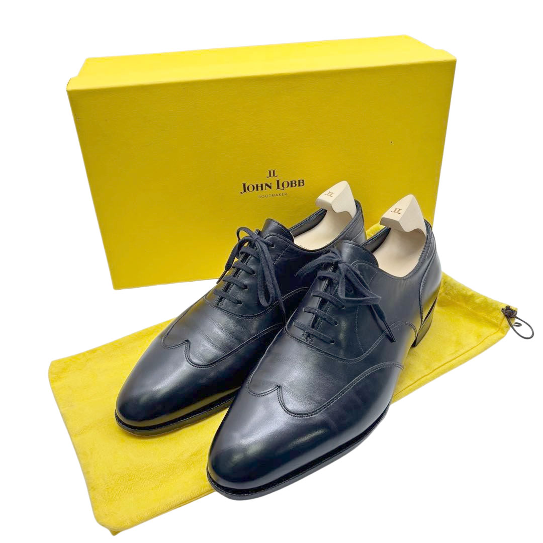 JOHN LOBB ジョンロブ ドレスシューズ 革靴 WARWICK ウォーウィック カーフレザー ブラック 7 1/2E(約26cm)