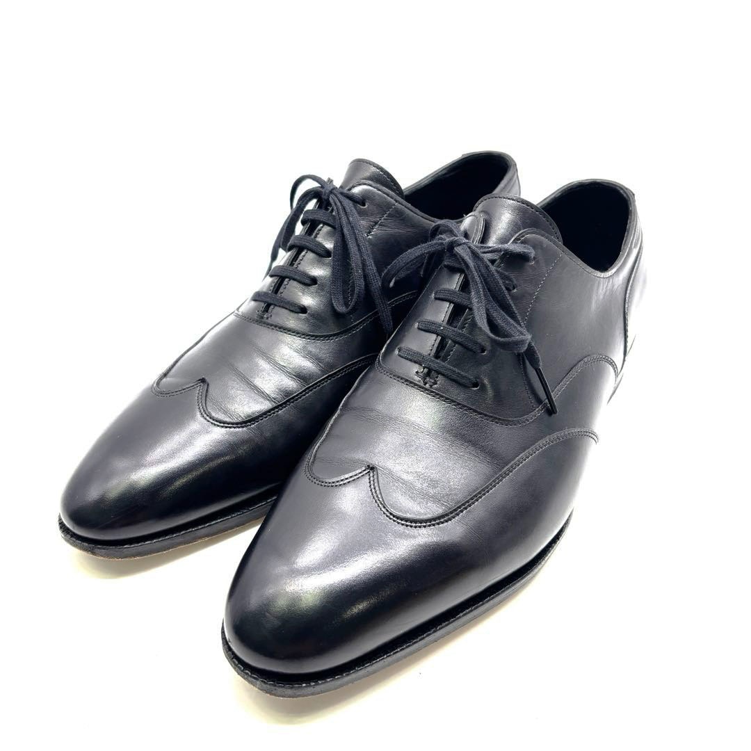 JOHN LOBB ジョンロブ ドレスシューズ 革靴 WARWICK ウォーウィック カーフレザー ブラック 7 1/2E(約26cm)