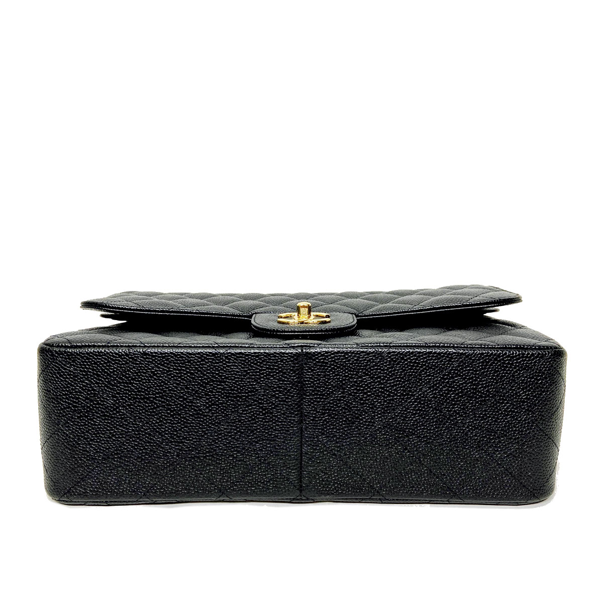 ■シャネル■ マトラッセ チェーンショルダーバッグ キャビアスキン 30cm ブラック 23番台  【CHANEL】