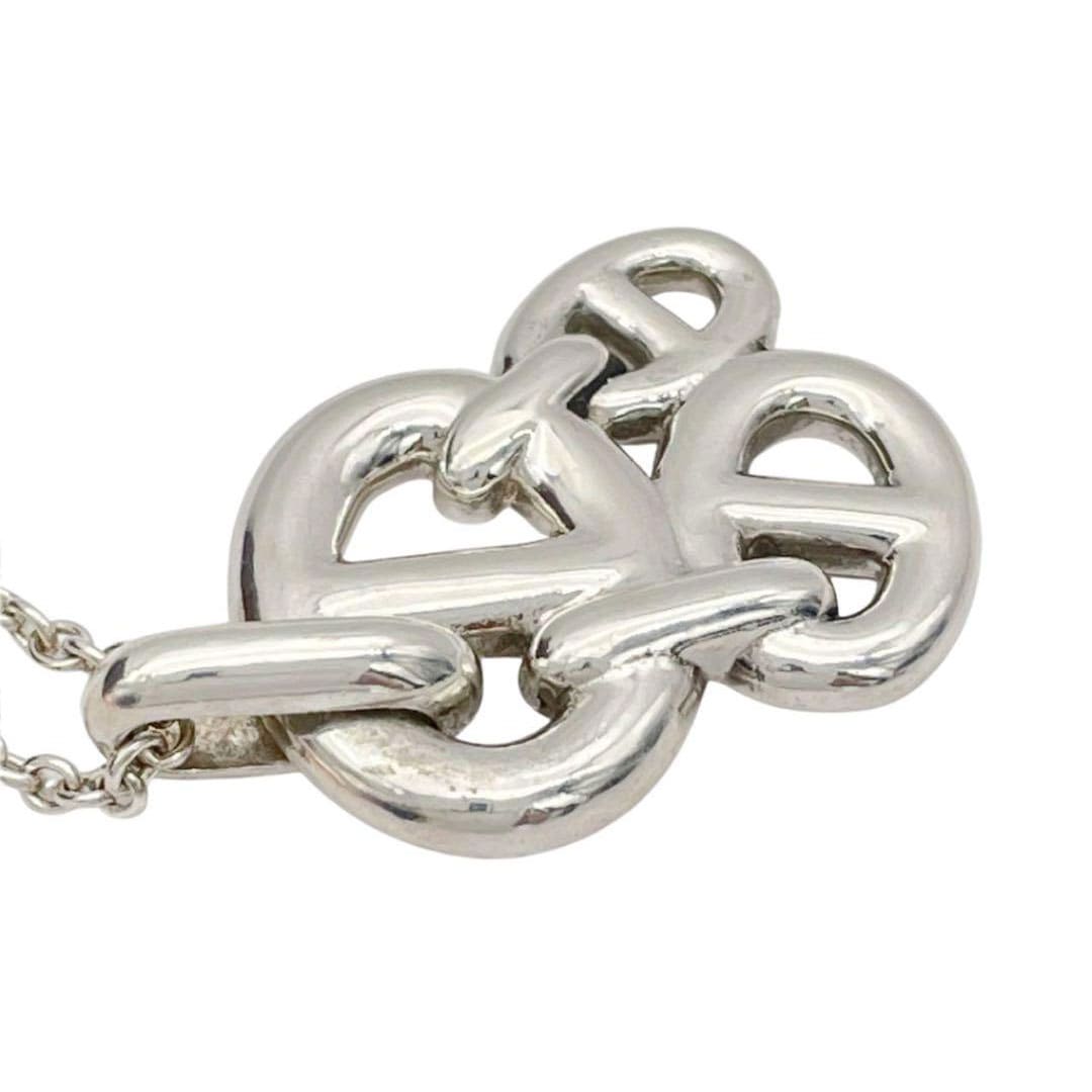 【HERMES】エルメス シェーヌダンクル アンシェネ シルバー925 約11号 HERMES 極 美品 希少品 エルメス シェーヌダンクル アンシェネ