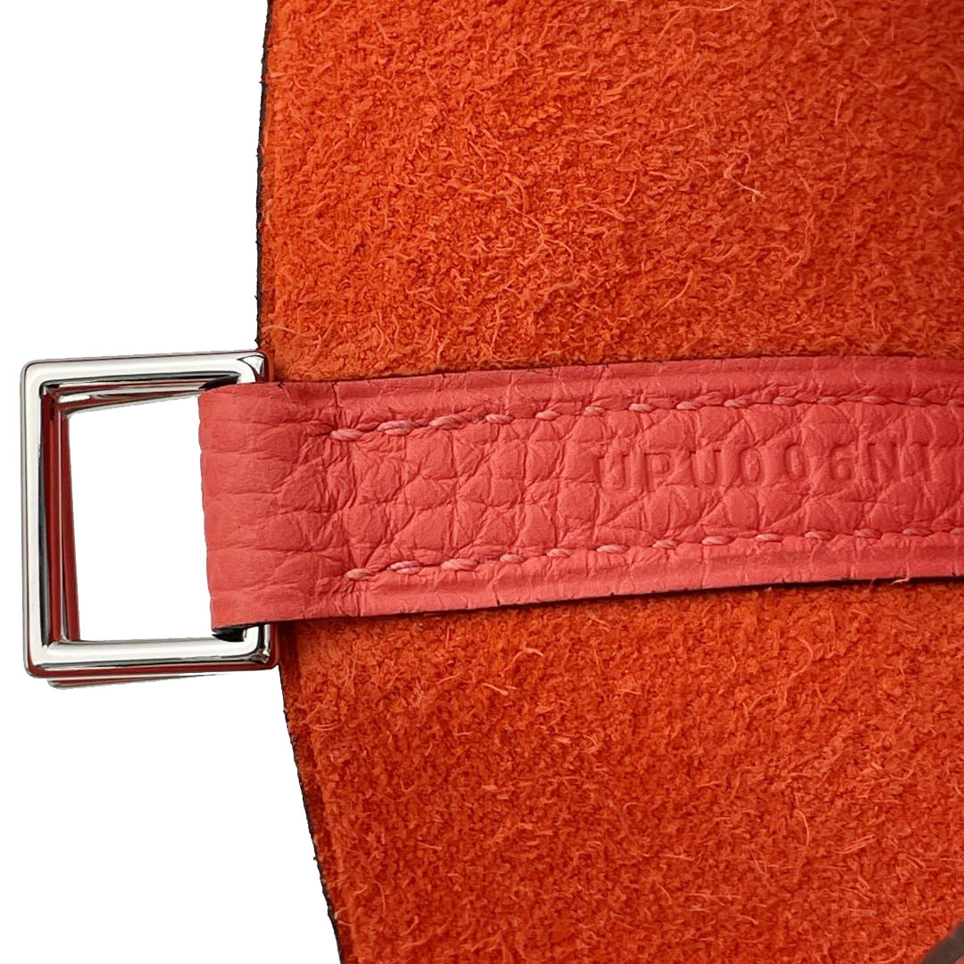 HERMES エルメス ピコタンロック18 PM トリヨンクレマンス ローズテキサス シルバー金具 U刻印