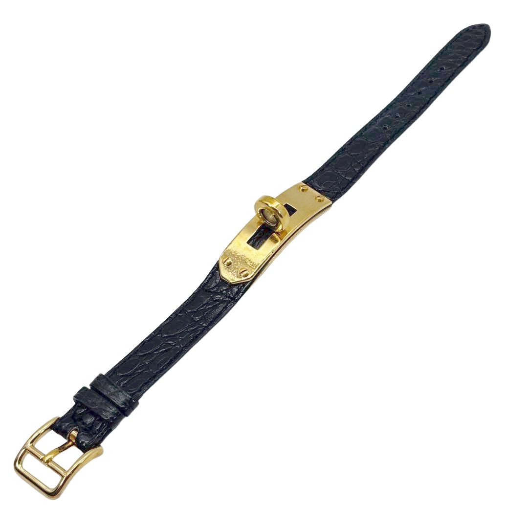 HERMES エルメス ケリーウォッチ 腕時計 GP クオーツ ゴールド