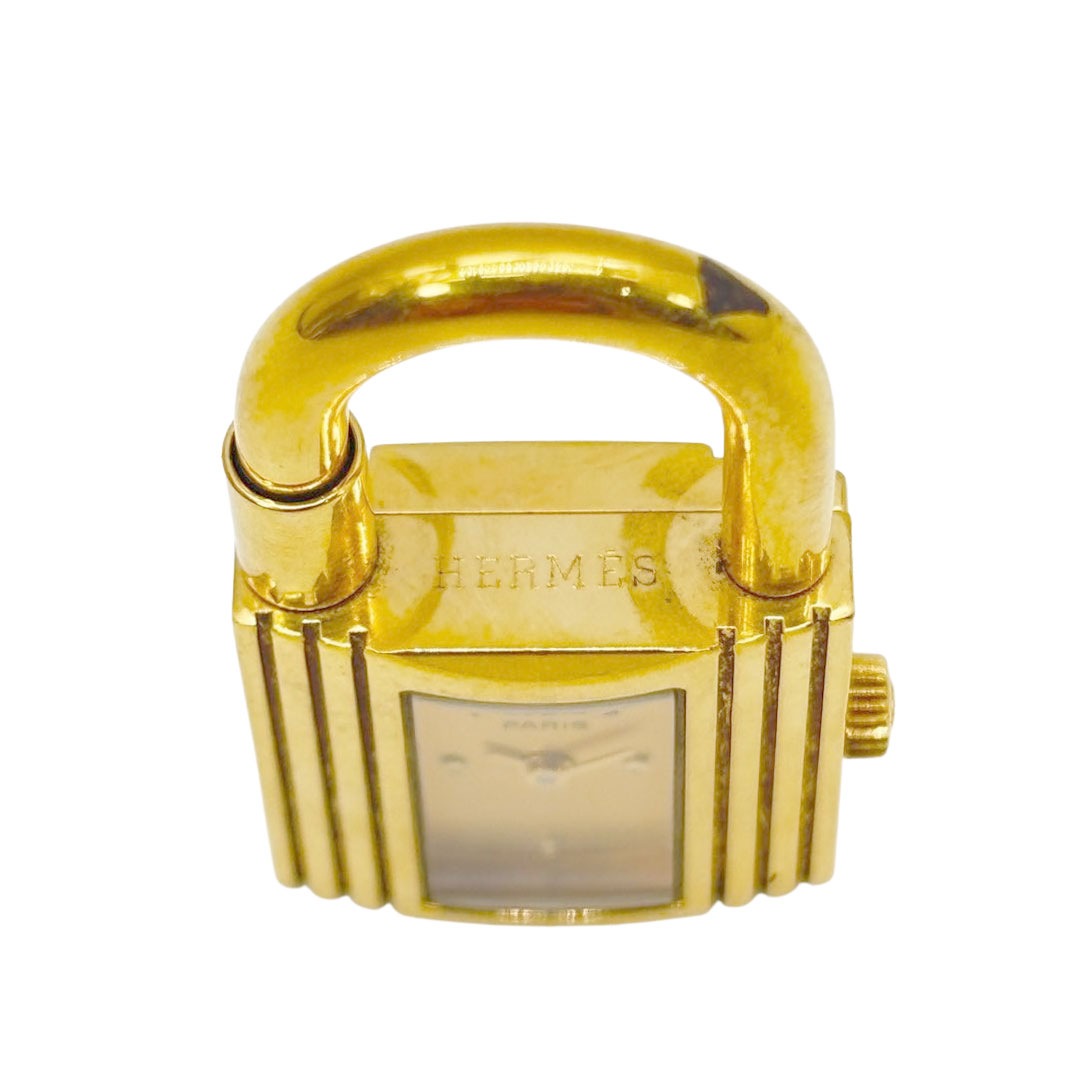 HERMES エルメス ケリーウォッチ 腕時計 GP クオーツ ゴールド