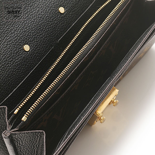■ルイ・ヴィトン■ 二つ折り長財布 ポルトフォイユ パラス モノグラム PVC レザー ノワール M58415 【LOUIS VUITTON】