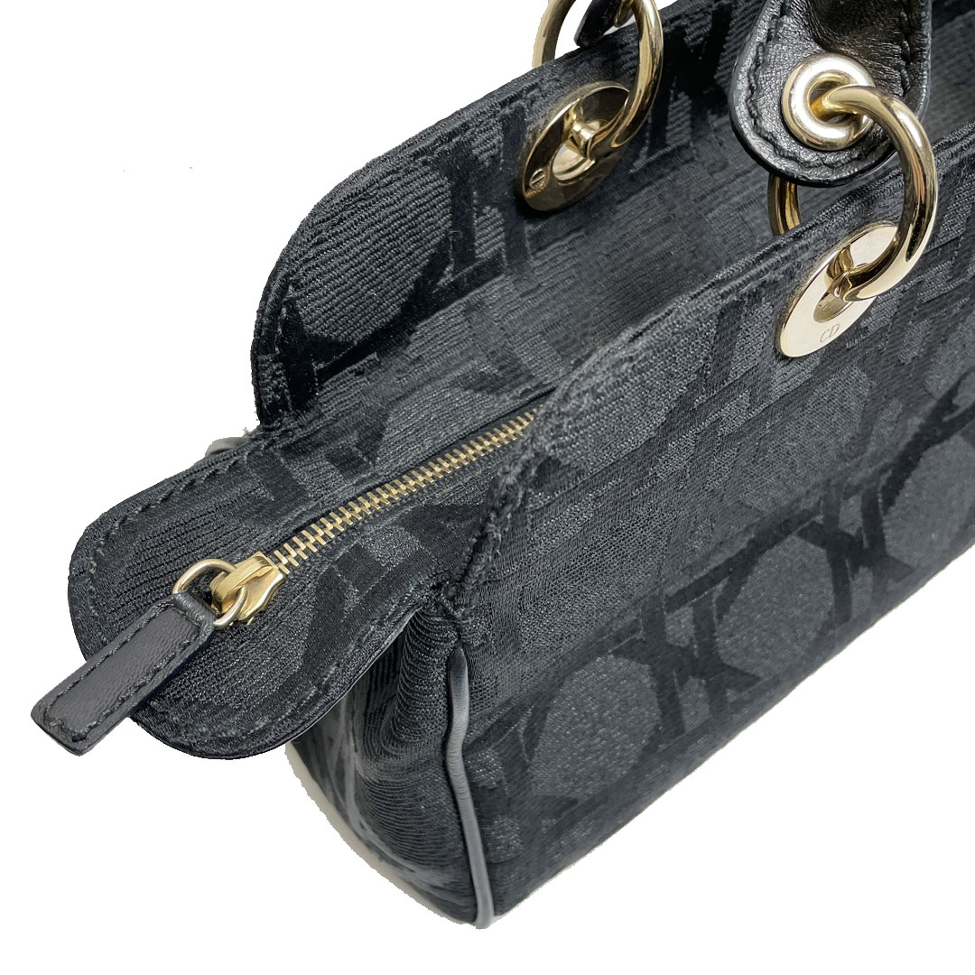 【VINTAGE】DIOR キャンバス ハンドバッグ Christian Dior クリスチャンディオール ハンドバッグ