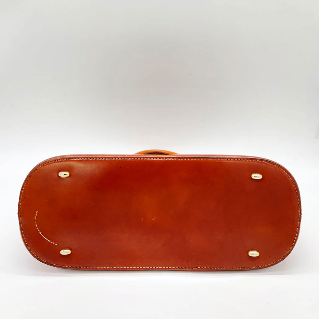 CELINE セリーヌ 2WAY ハンドバッグ  ボリード型 レザー ブラウン系