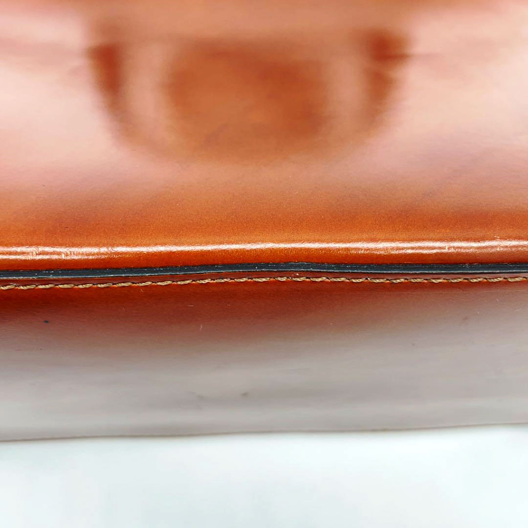 CELINE セリーヌ 2WAY ハンドバッグ  ボリード型 レザー ブラウン系