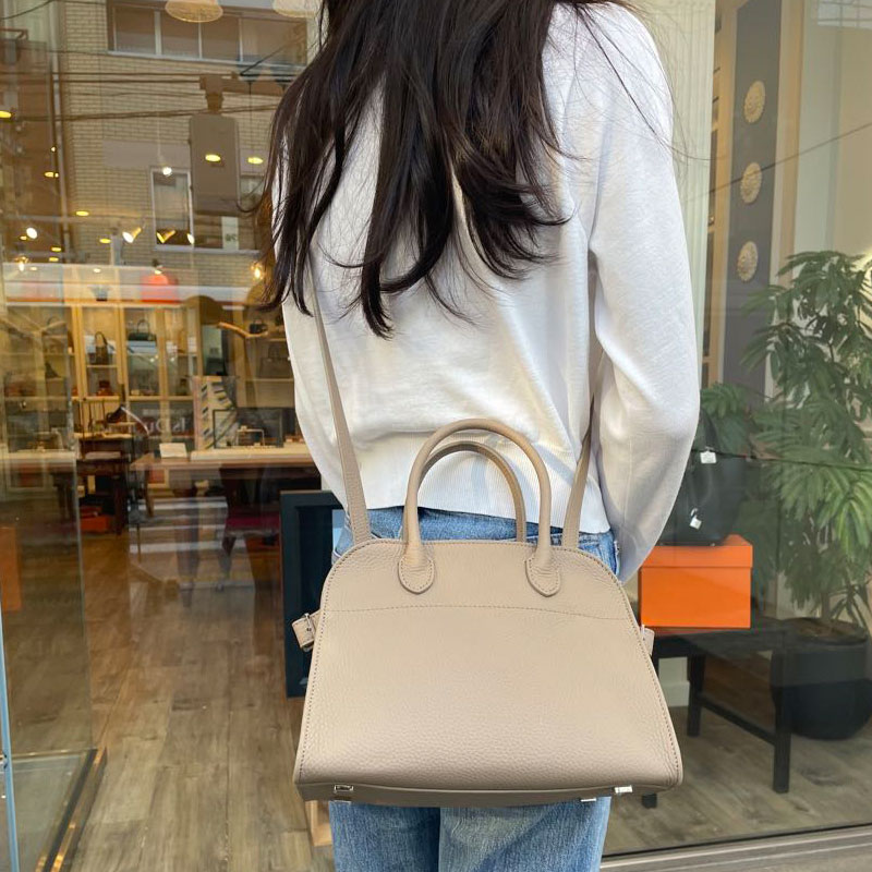 【THE ROW】ザ ロウ Edith カーフスキンレザー ハンドバッグ 新作】The Row Edith Bag in Leather エディス レザーバッグ
