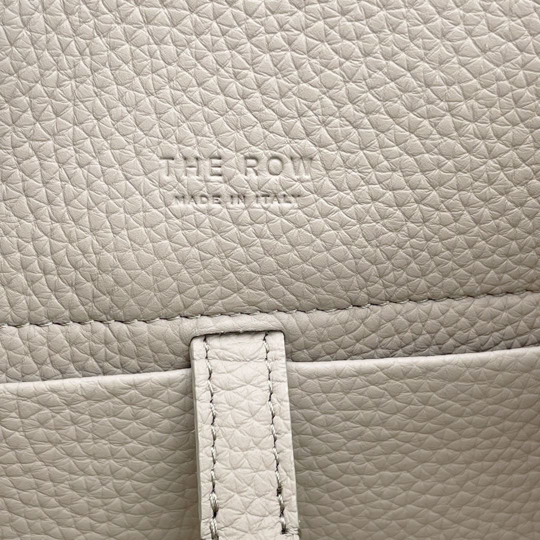 THE ROW ザ・ロウ ハンドバッグ ソフトマルゴー10 グレインカーフスキン ダークトープ W1190L133BLPL