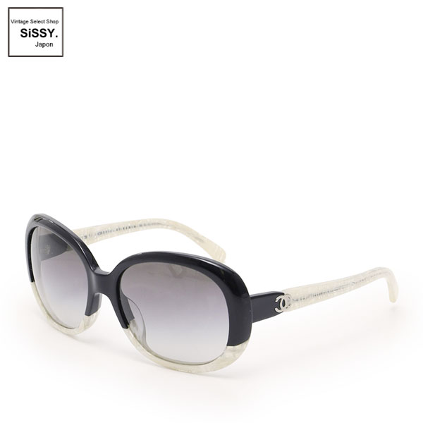 ■シャネル■ ココマーク サングラス ブラック アイボリー 5176-A 【CHANEL】
