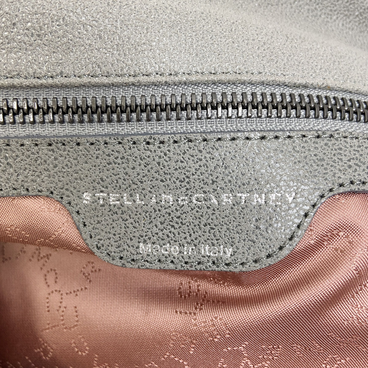 STELLA McCARTNEY ステラマッカートニー ファラベラ シャギー ディア フォールドオーバートート 2WAY ショルダーバッグ グレー