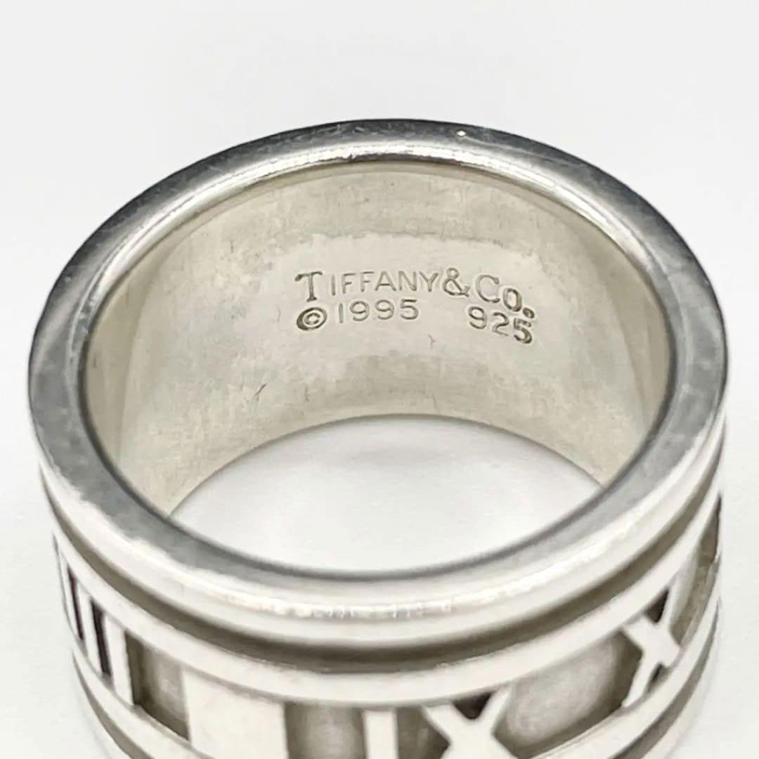 TIFFANY ティファニー リング 指輪 アトラス ワイド SV925 シルバー 約11号