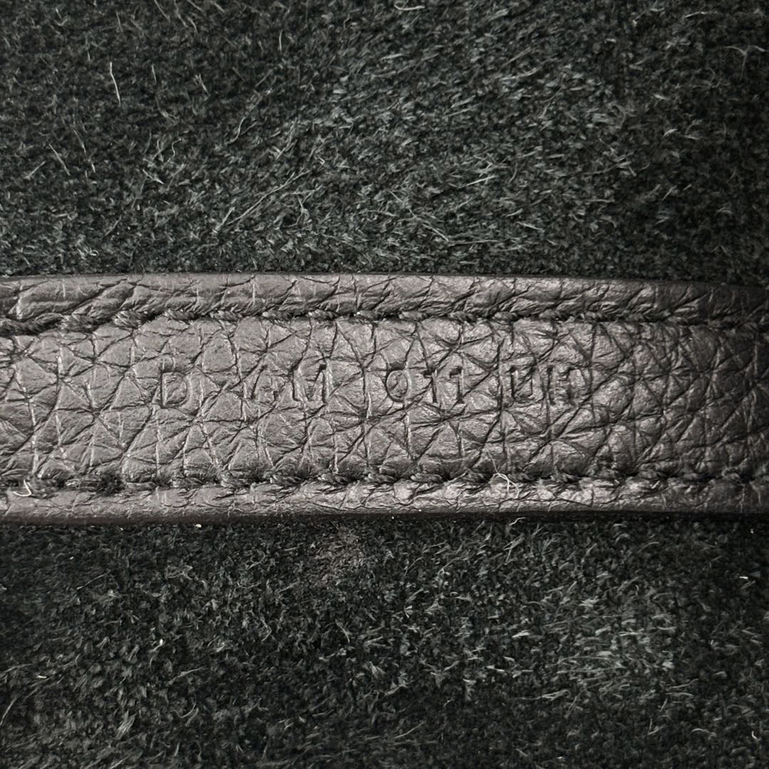 HERMES エルメス ピコタンロック22 MM ハンドバッグ トリヨンクレマンス ブラック シルバー金具 D刻印