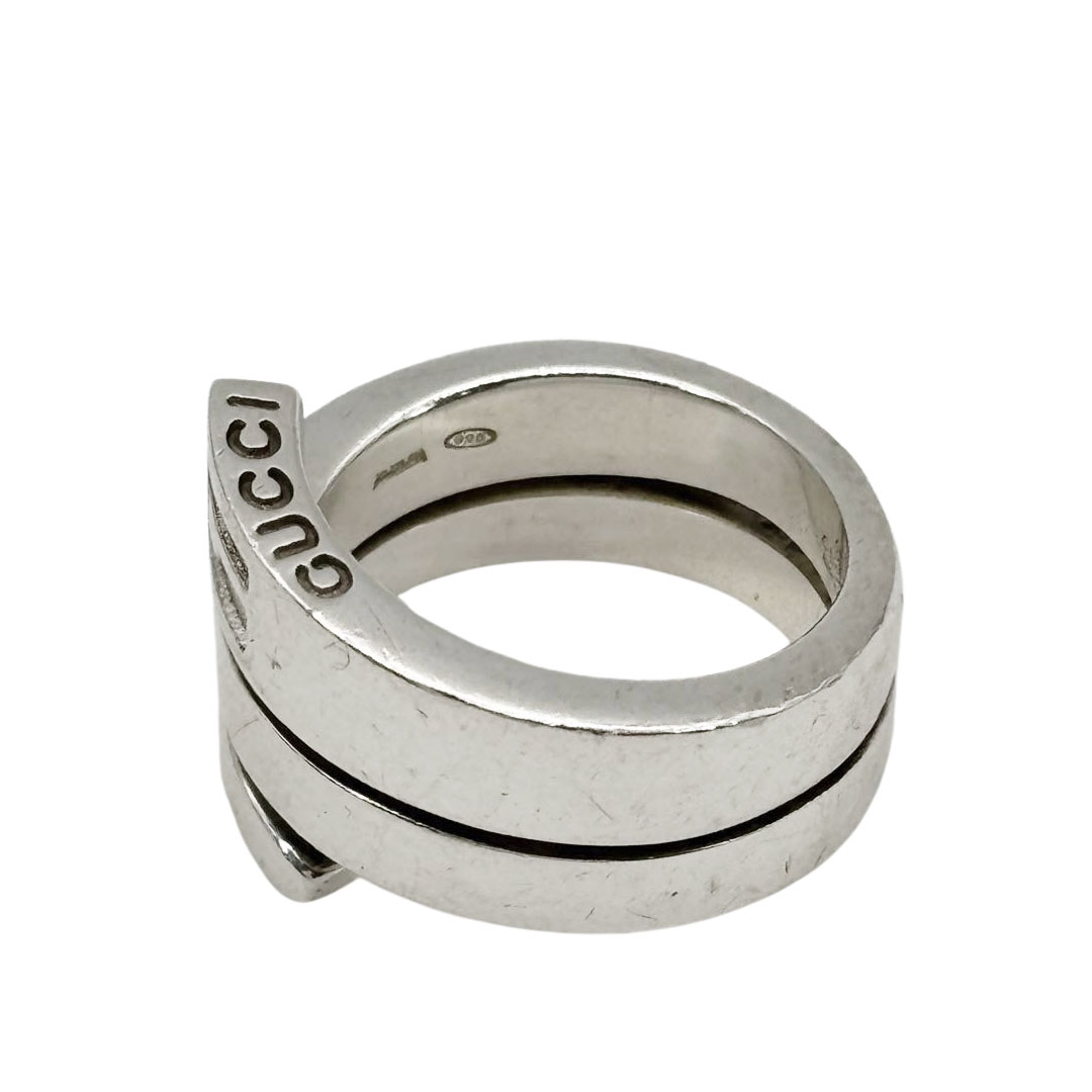 GUCCI グッチ スネーク スパイラルリング 指輪 925 シルバー 11(約11号)