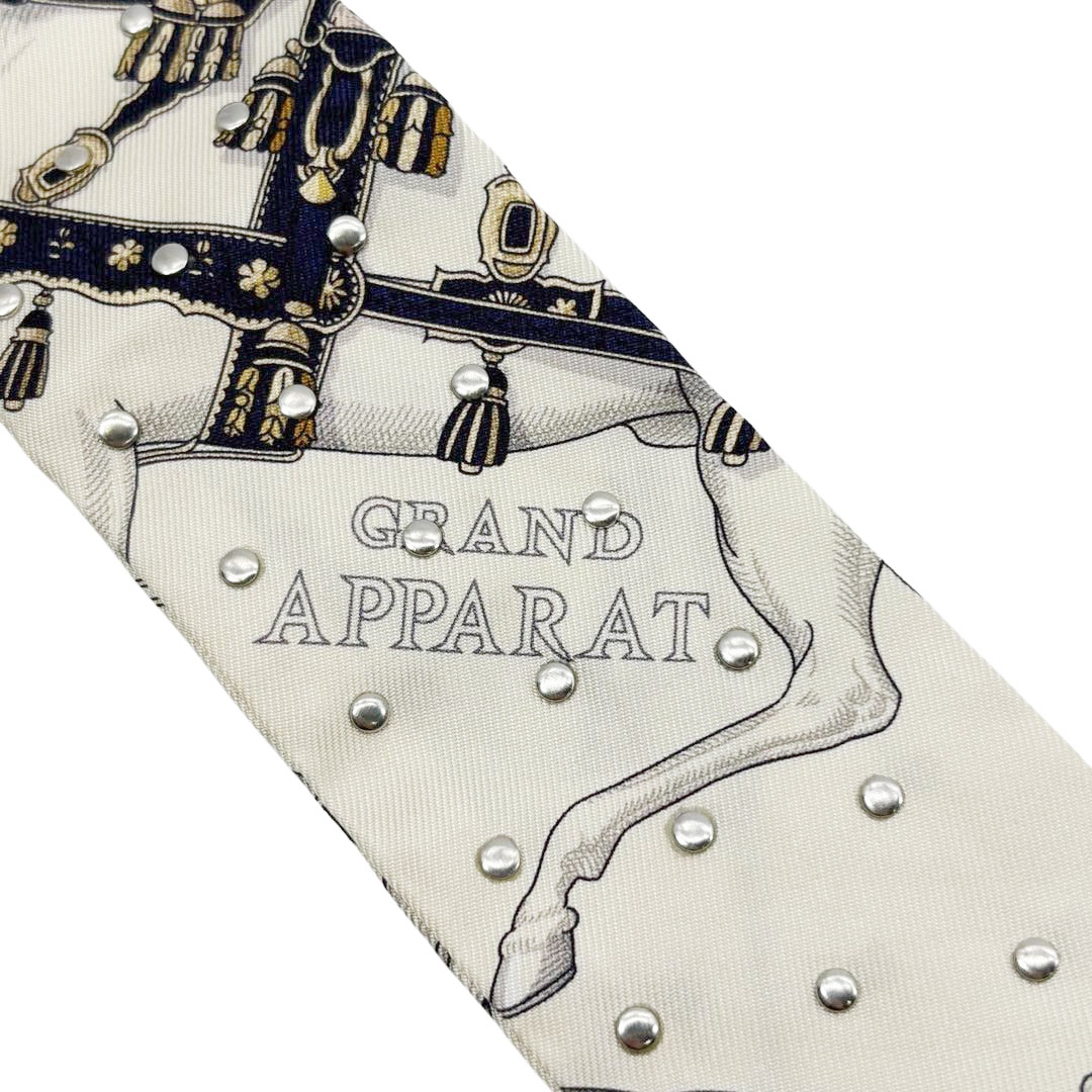 HERMES エルメス スカーフ ツイリー 『GRAND APPARAT グラン