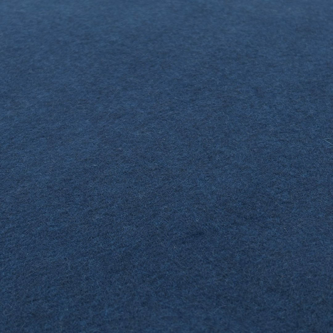 HERMES エルメス マフラー レクトヴェルソ ロゴ刺繍 カシミヤ100% ネイビー/ブルー系 イギリス製