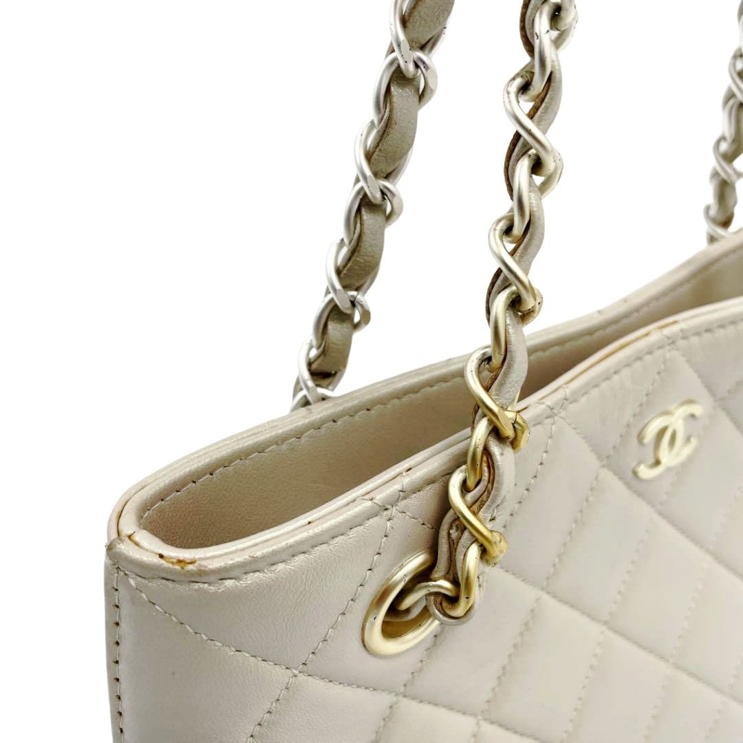 CHANEL シャネル マトラッセ ミニチェーンハンドバッグ パーティー