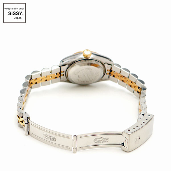 ■ロレックス■ レディース 腕時計 オイスター パーペチュアル デイトジャスト SS K18YG 10Pダイヤモンド シルバー/ゴールド シャンパン文字盤 【ROLEX】