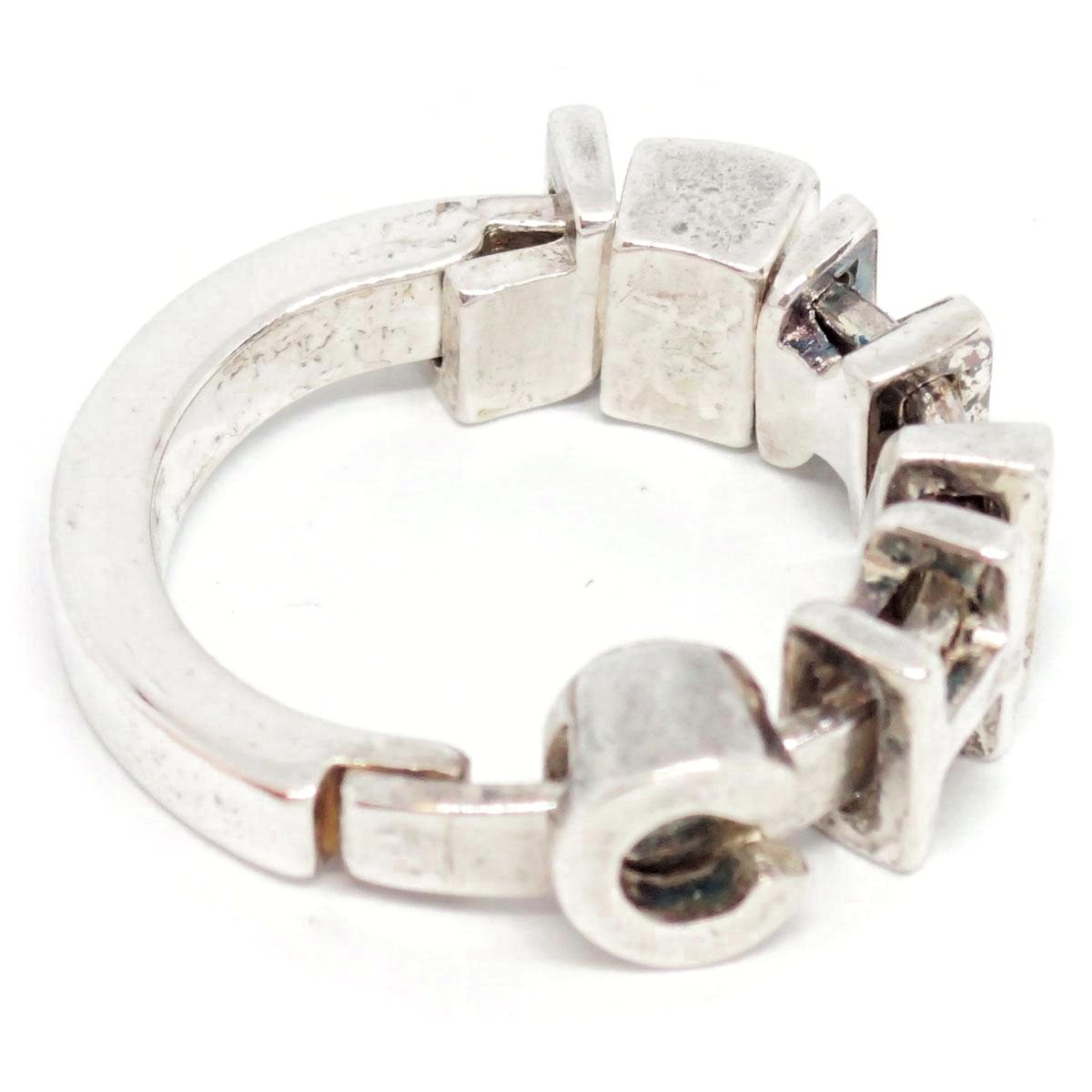■シャネル■ リング 指輪 ロゴ シルバー 01P 約12号 【CHANEL】