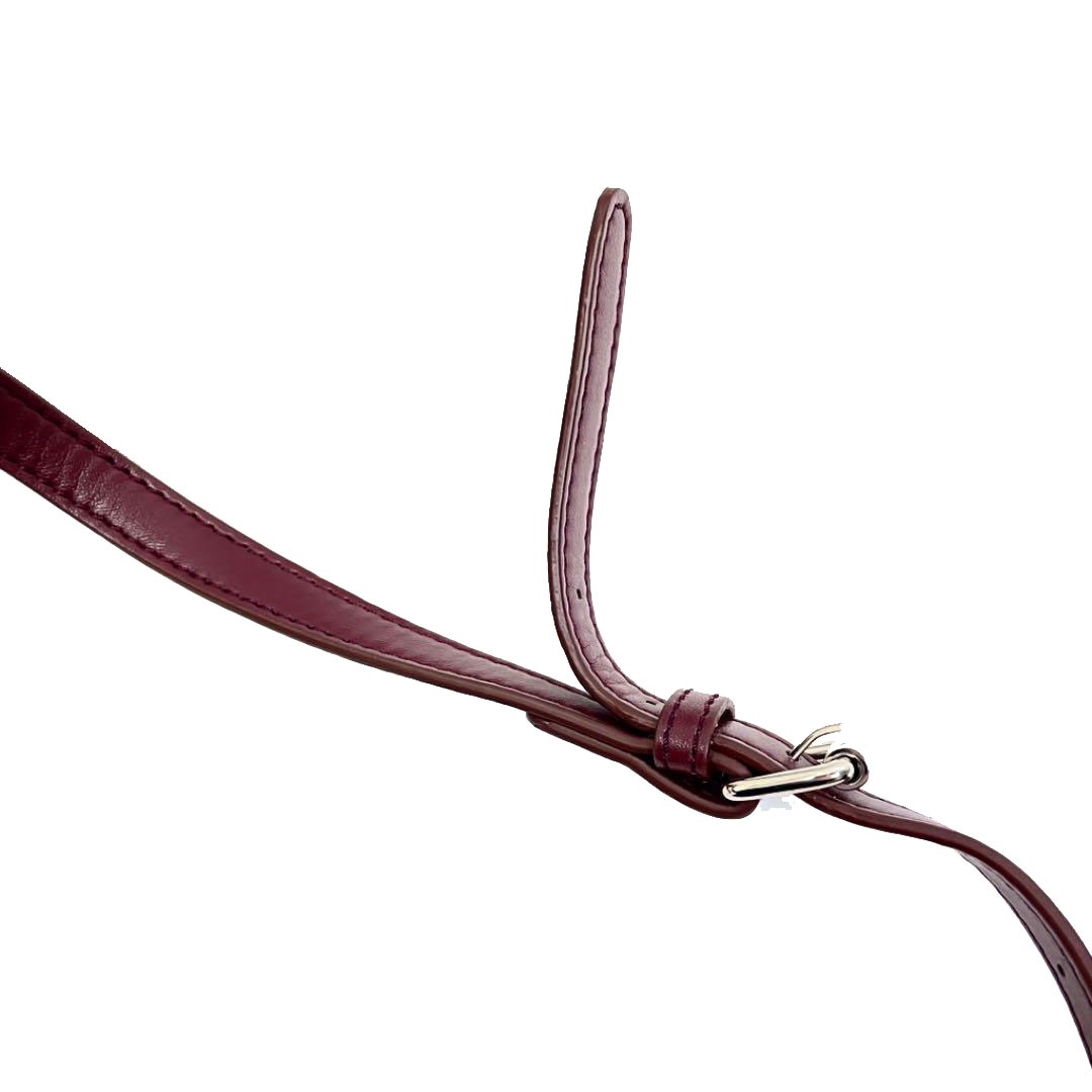 STELLA McCARTNEY ステラマッカートニー ステラ ロゴ クロスボディバッグ パンチング ボルドー系 513860