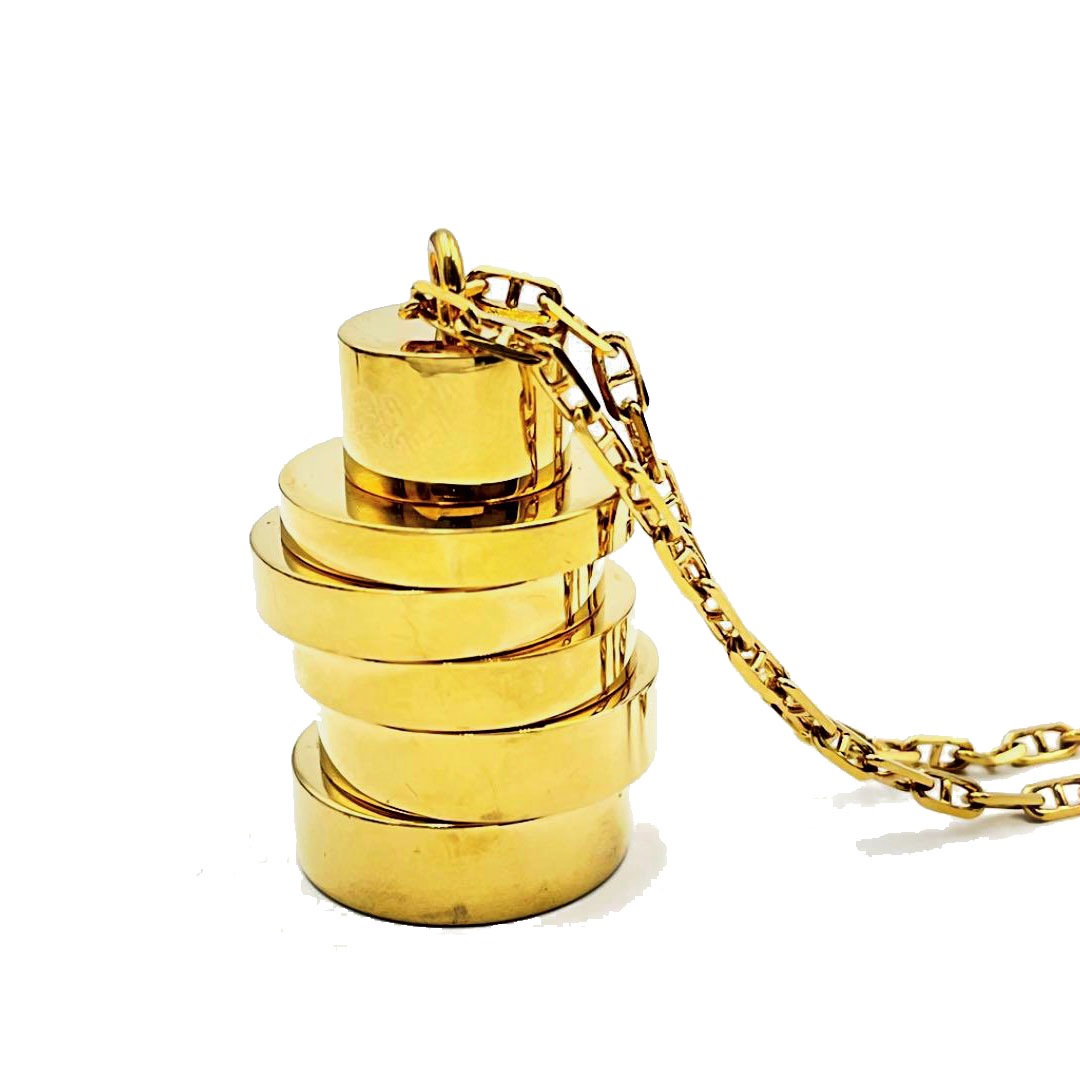 Salvatore Ferragamo サルヴァトーレ・フェラガモ ヴィンテージ ロングネックレス ゴールド