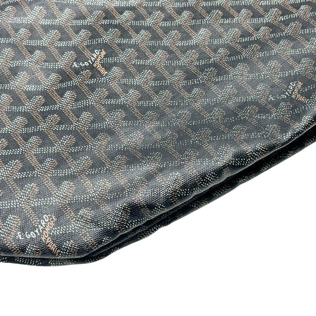 GOYARD ゴヤール サンルイPM トートバッグ PVC/レザー ブラック VAE120131