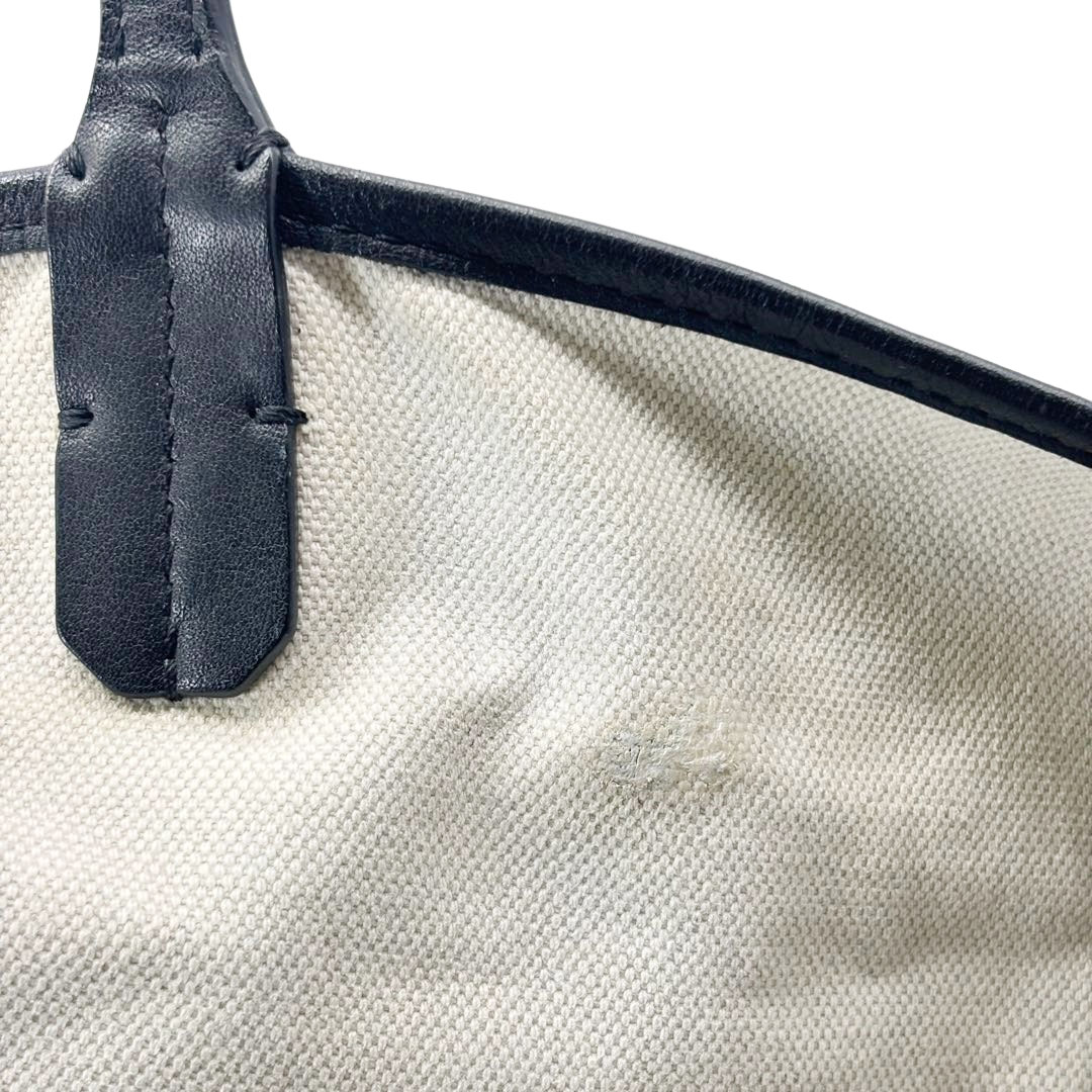 GOYARD ゴヤール サンルイPM トートバッグ PVC/レザー ブラック VAE120131