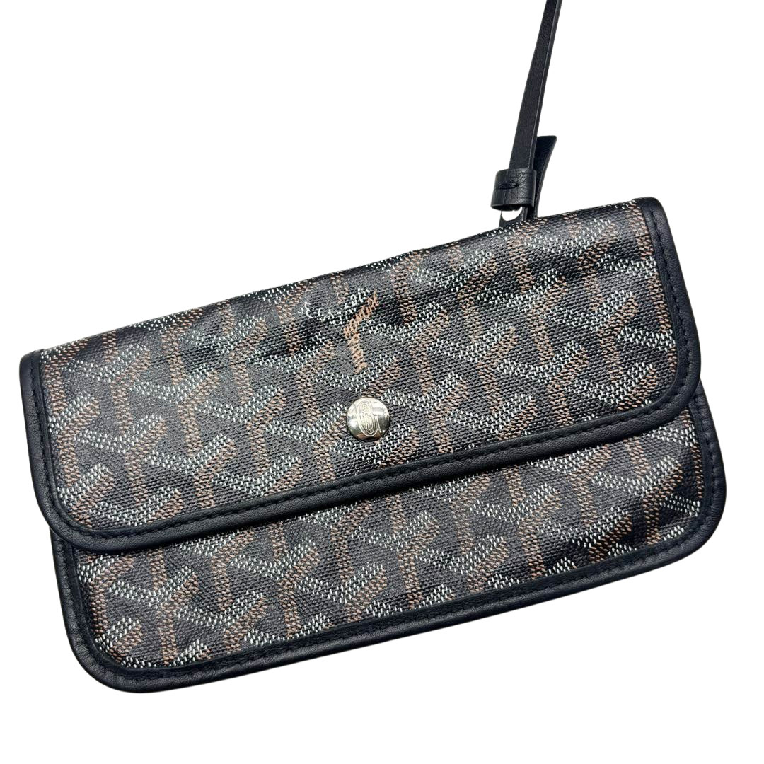 GOYARD ゴヤール サンルイPM トートバッグ PVC/レザー ブラック
