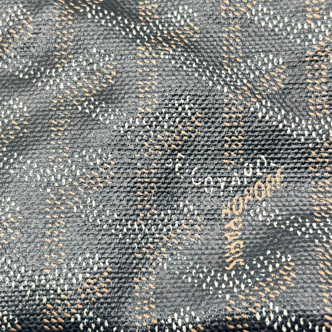 GOYARD ゴヤール サンルイPM トートバッグ PVC/レザー ブラック VAE120131