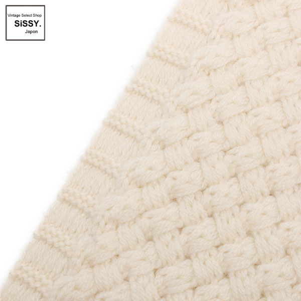 ■シャネル■ ココマーク ストール マフラー カシミヤ アイボリー ブラック 【CHANEL】