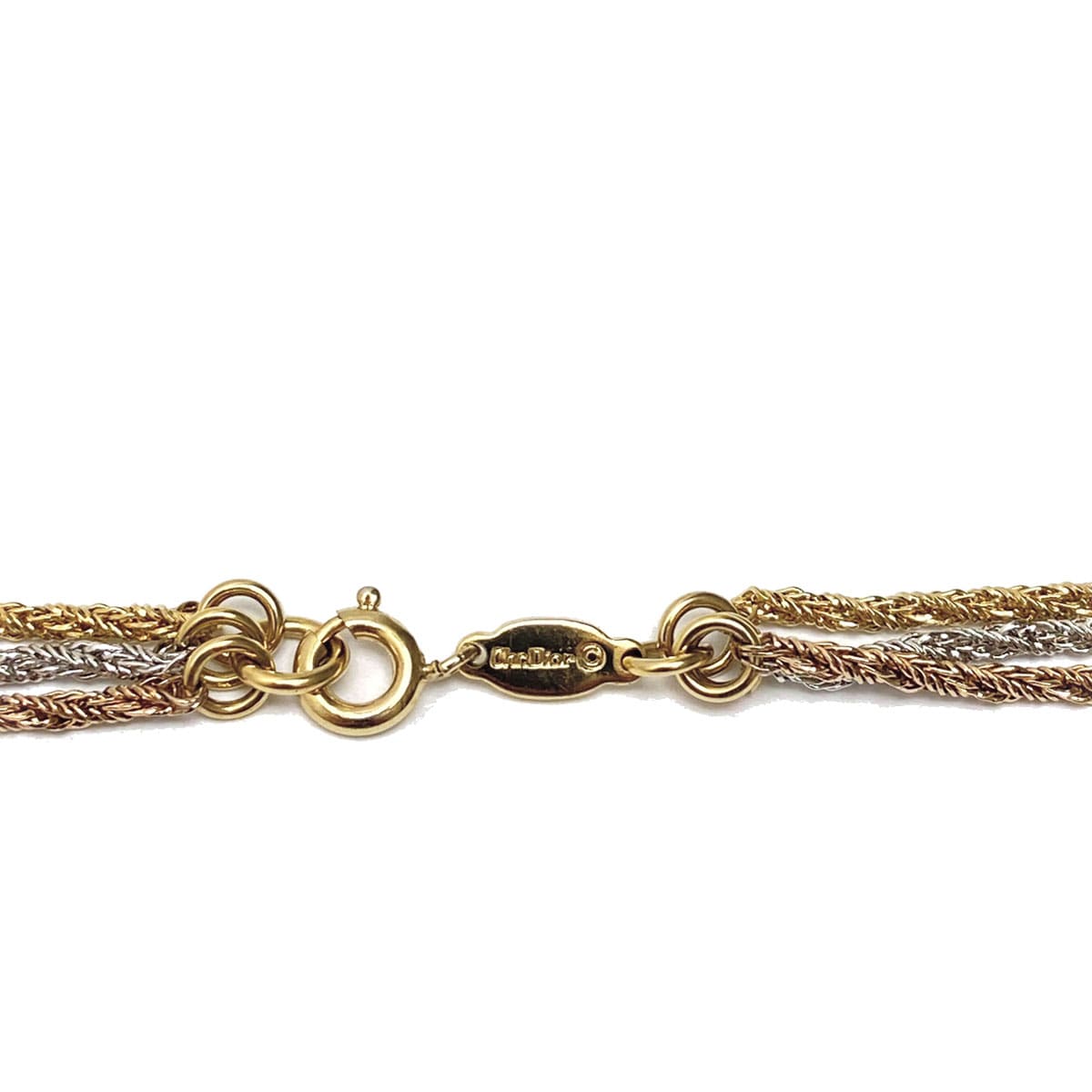 Christian Dior クリスチャンディオール ツイスト 3連 ロング