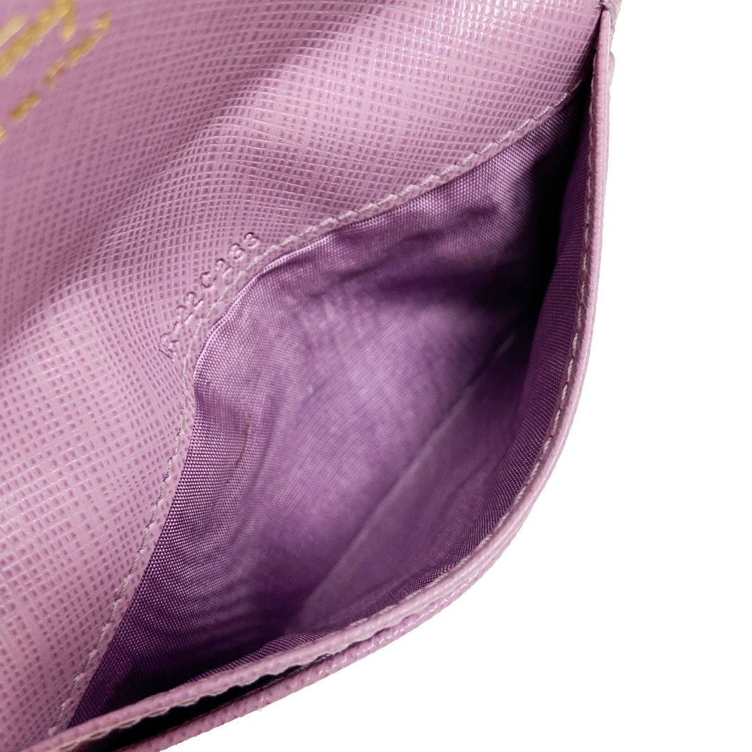 新品未使用/希少カラー✨フェラガモ　名刺入れ　パープル　金金具　ロゴ パープル（紫）系 FERRAGAMO(フェラガモ) カードケース・名刺