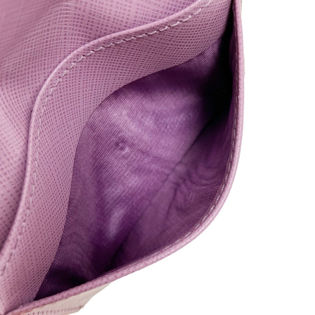 Salvatore Ferragamo フェラガモ パスケース カードケース 名刺入れ ヴァラ パープル レザー