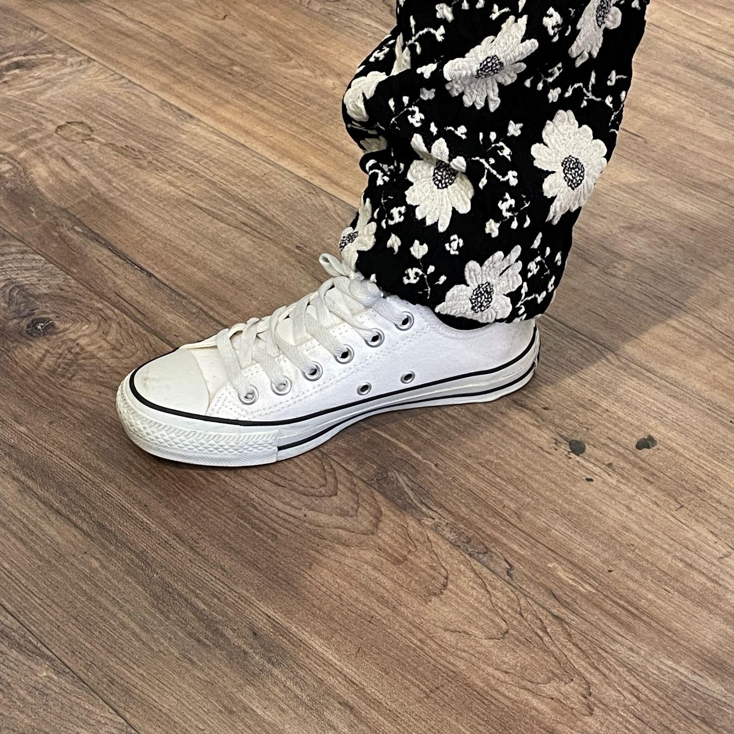 CHANEL シャネル ジョガーパンツ 花柄 カメリア ココマーク 36