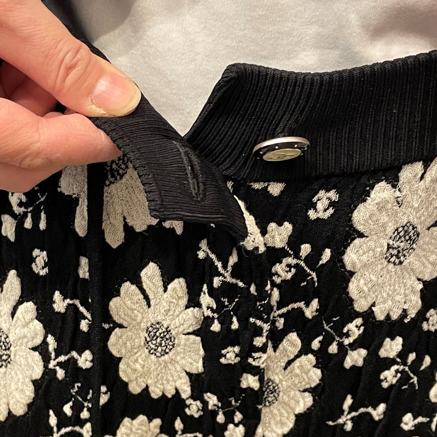 CHANEL シャネル ジョガーパンツ 花柄 カメリア ココマーク 36