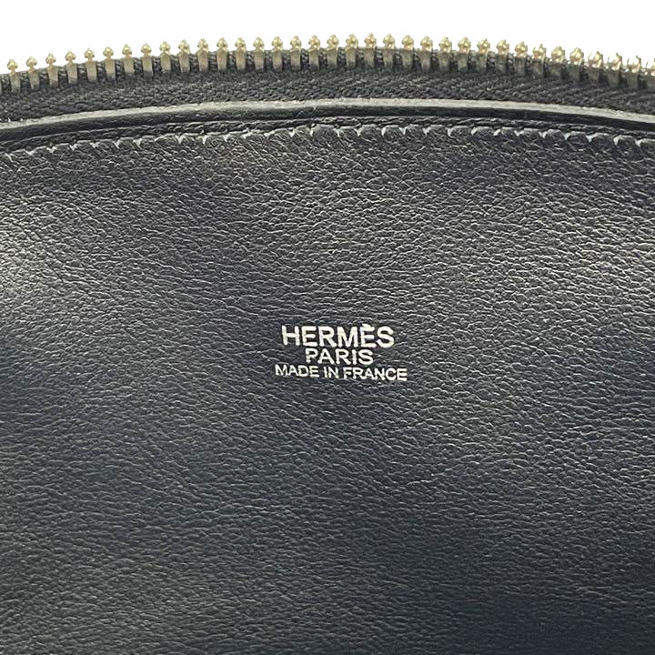 HERMES エルメス ボリード1923(30cm) ハンドバッグ ヴォー・スイフト ブラック シルバー金具 □J刻印