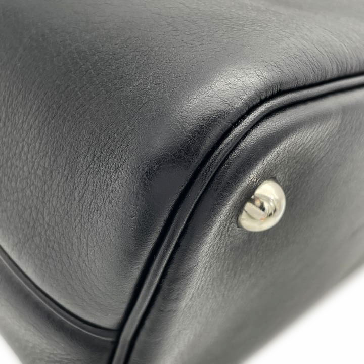 HERMES エルメス ボリード1923(30cm) ハンドバッグ ヴォー・スイフト ブラック シルバー金具 □J刻印