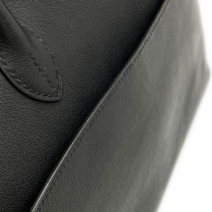 HERMES エルメス ボリード1923(30cm) ハンドバッグ ヴォー・スイフト ブラック シルバー金具 □J刻印