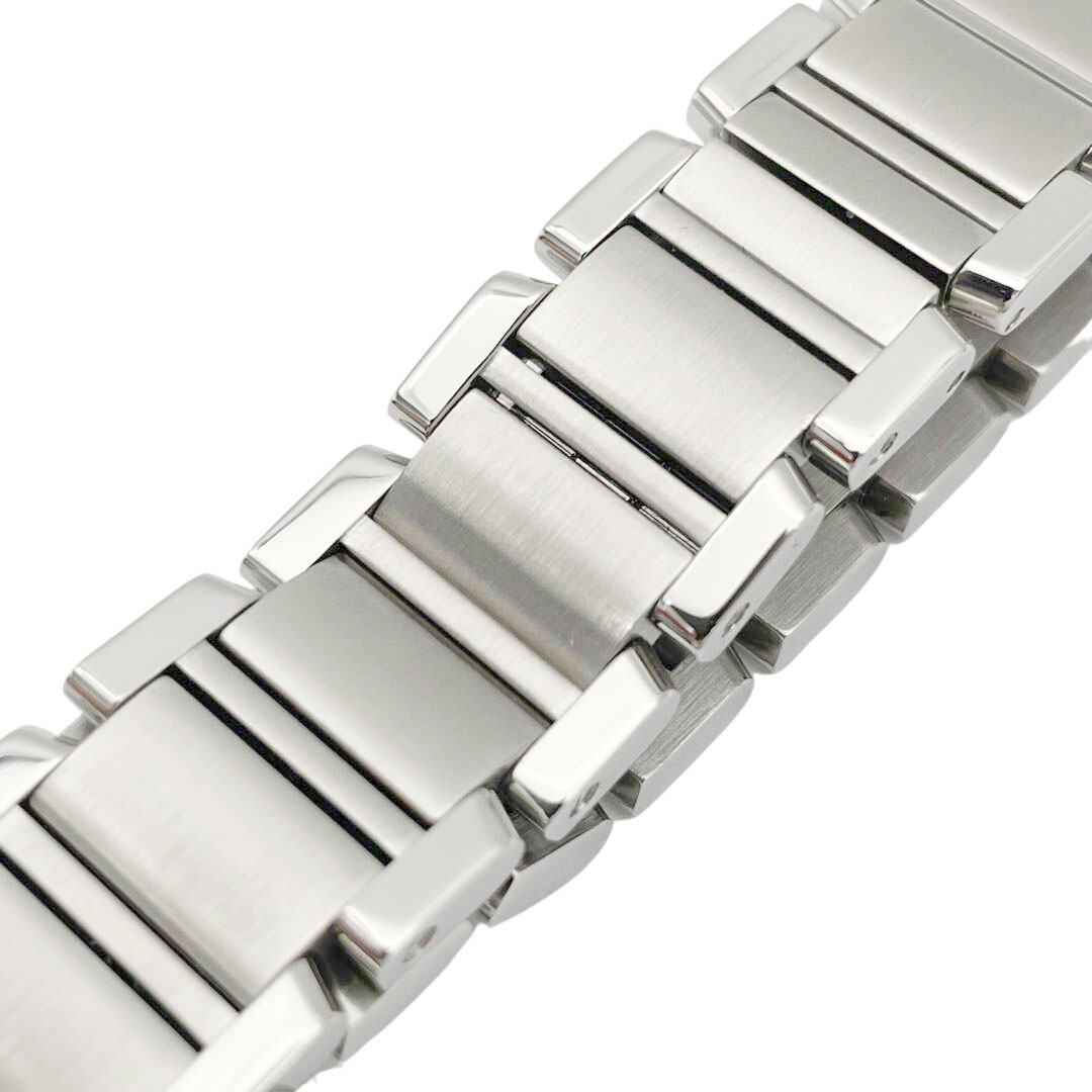 Cartier カルティエ タンクフランセーズSM レディース腕時計 QZ SS シルバー 白文字盤 W51008Q3