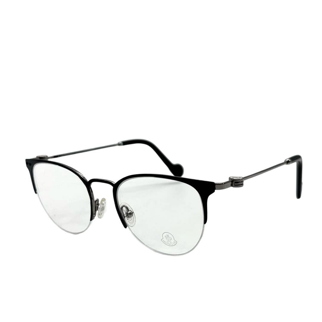 MONCLER モンクレール 眼鏡フレーム シルバー/ブラック ML5024 005
