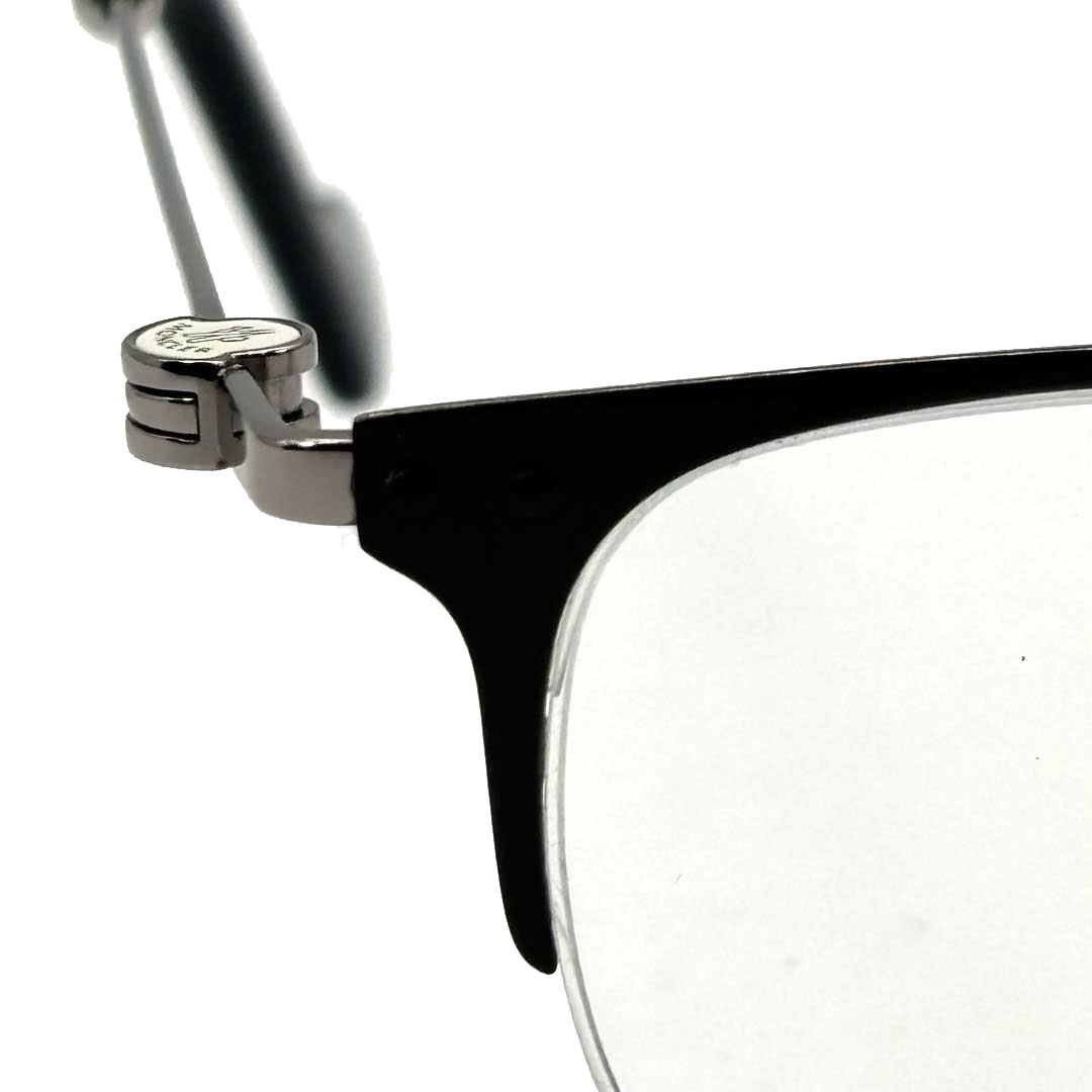 MONCLER モンクレール 眼鏡フレーム シルバー/ブラック ML5024 005