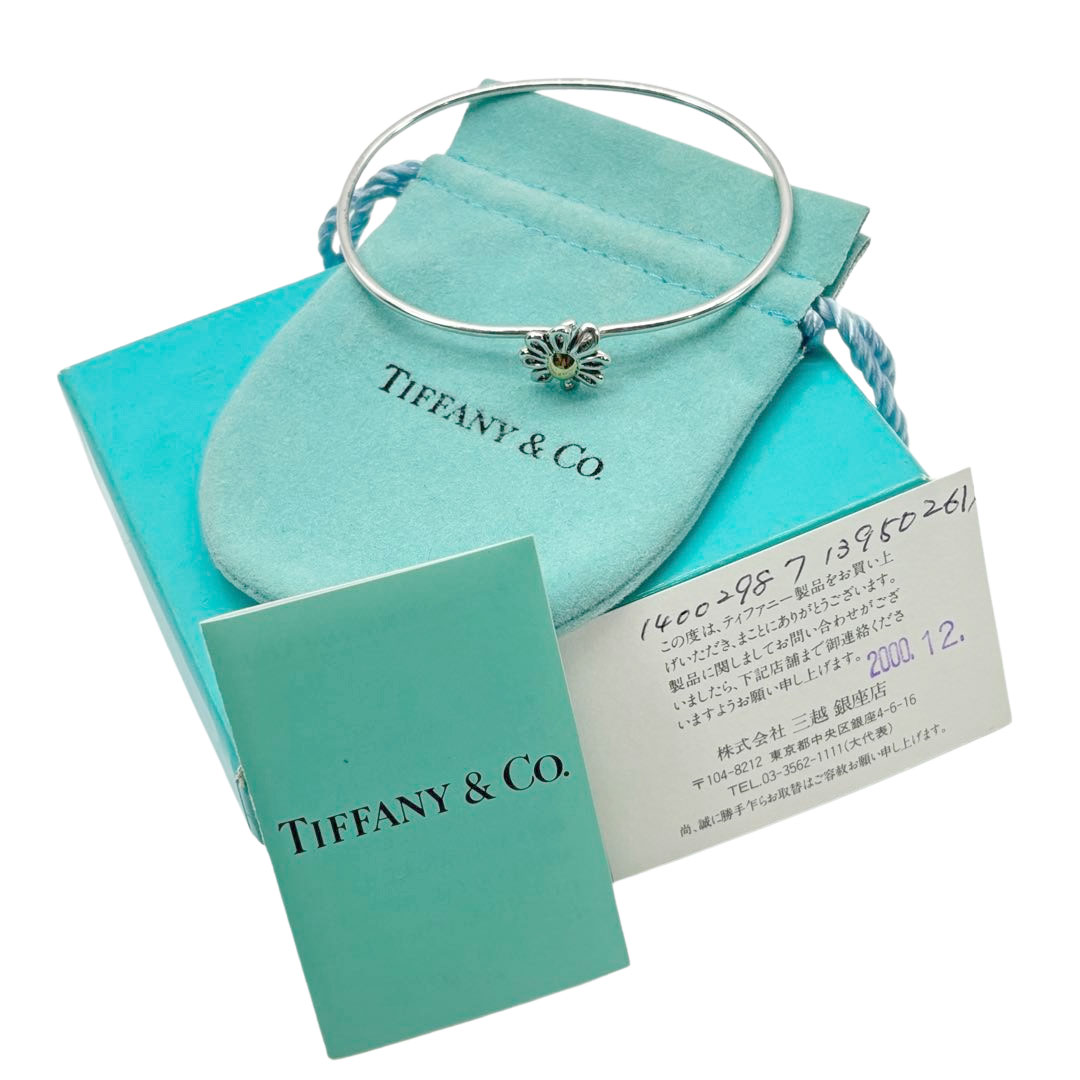 TIFFANY&Co. ティファニー パロマピカソ バングル デイジー 925/750(K18YG) シルバー/イエローゴールド 6.2g