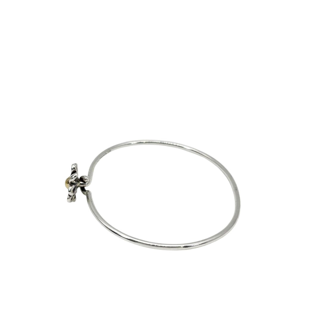 TIFFANY&Co. ティファニー パロマピカソ バングル デイジー 925/750(K18YG) シルバー/イエローゴールド 6.2g