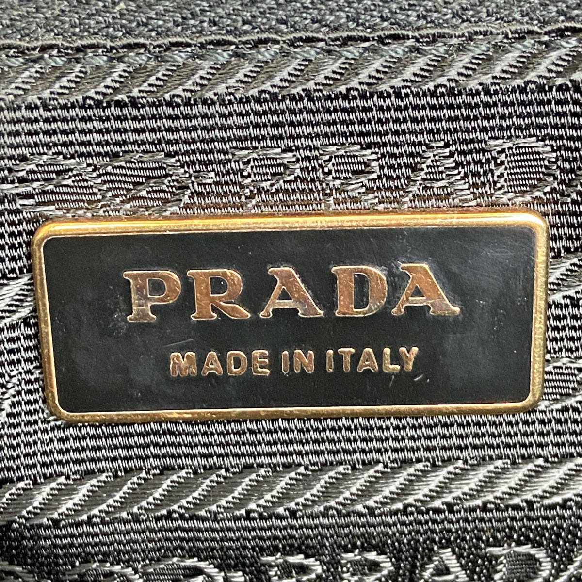 PRADA プラダ ハンドバッグ テストート ナイロン/レザー ブラック