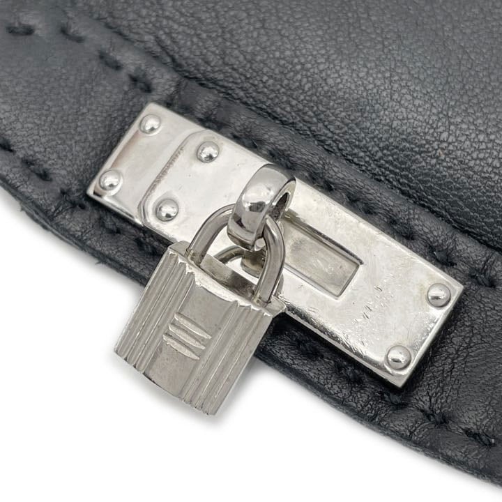 HERMES エルメスグローブシルバーカデナ付きSOYA