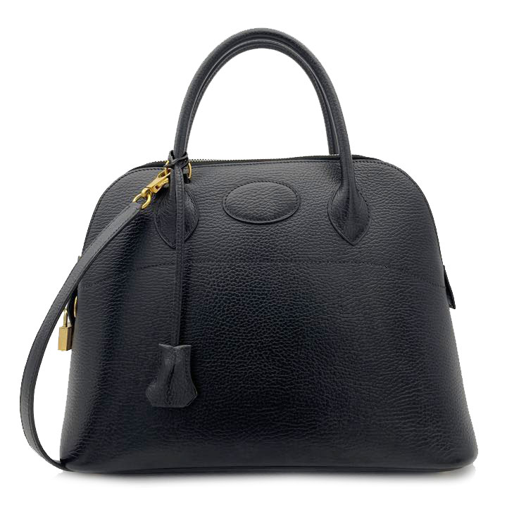 エルメス　ボリード　ショルダーバッグ　31 黒　カーフ　美品　ゴールド金具 エルメス ボリード31 ブラック トリヨンクレマンス ゴールド金具