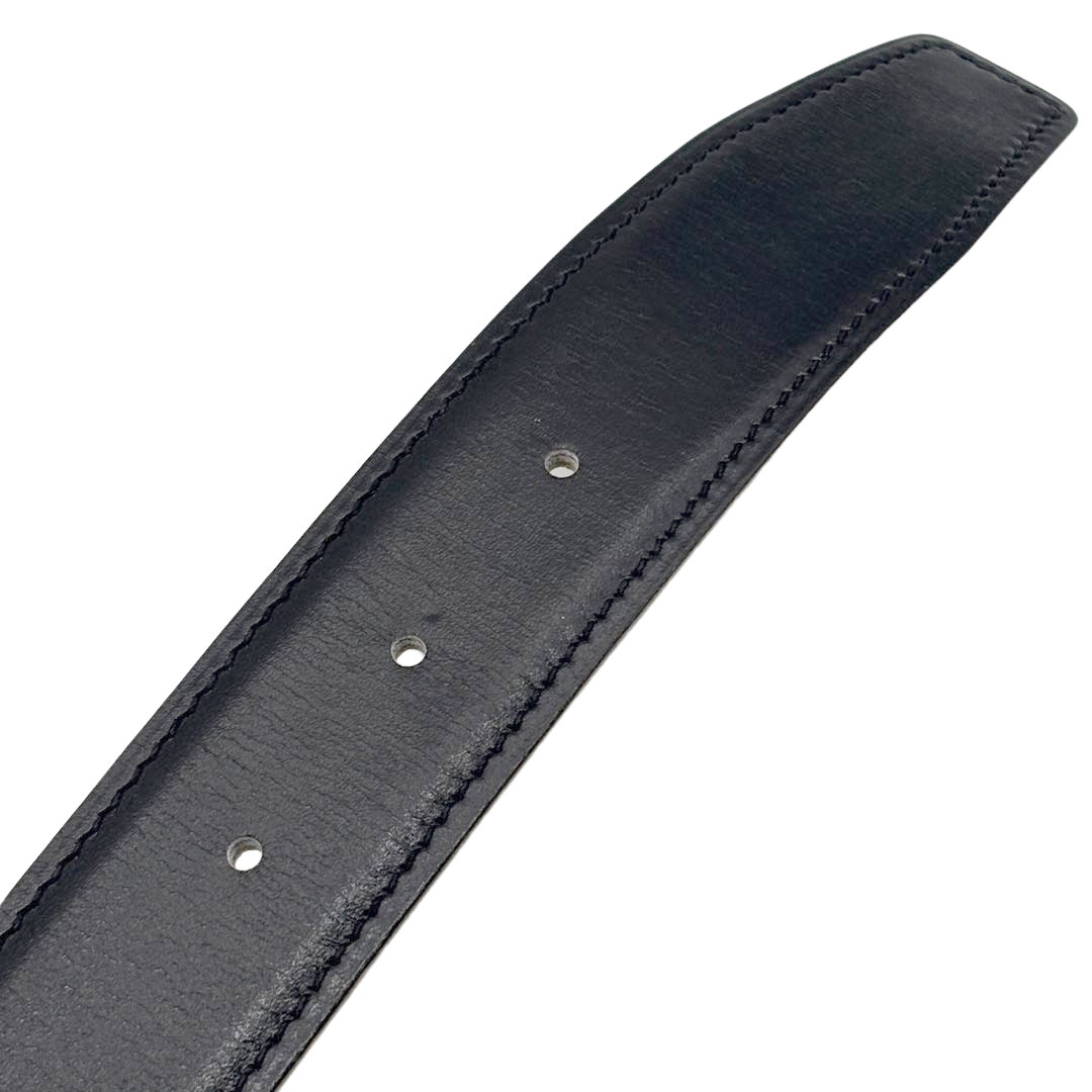 HERMES エルメス Hベルト コンスタンス 70 リバーシブル ボックスカーフ/クシュベル ブラック/ゴールド/シルバー金具 □B刻印