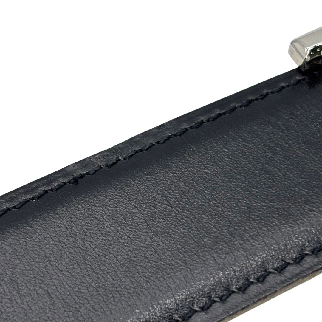 HERMES エルメス Hベルト コンスタンス 70 リバーシブル ボックスカーフ/クシュベル ブラック/ゴールド/シルバー金具 □B刻印